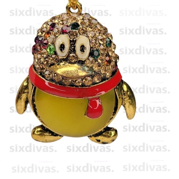 Bird Pendant Necklace, Green Bird Statement Necklace Long Sweater Necklace - Picture 10 of 11